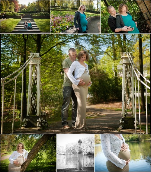 zwanger fotoshoot in het park 1