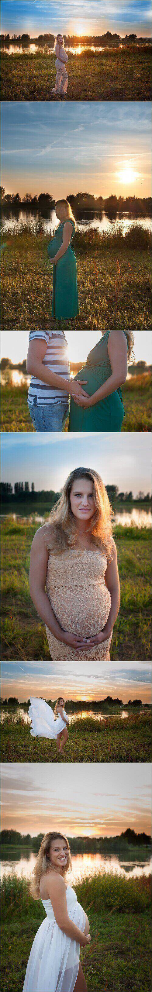 Summer Night Zwanger fotoshoot Arnhem