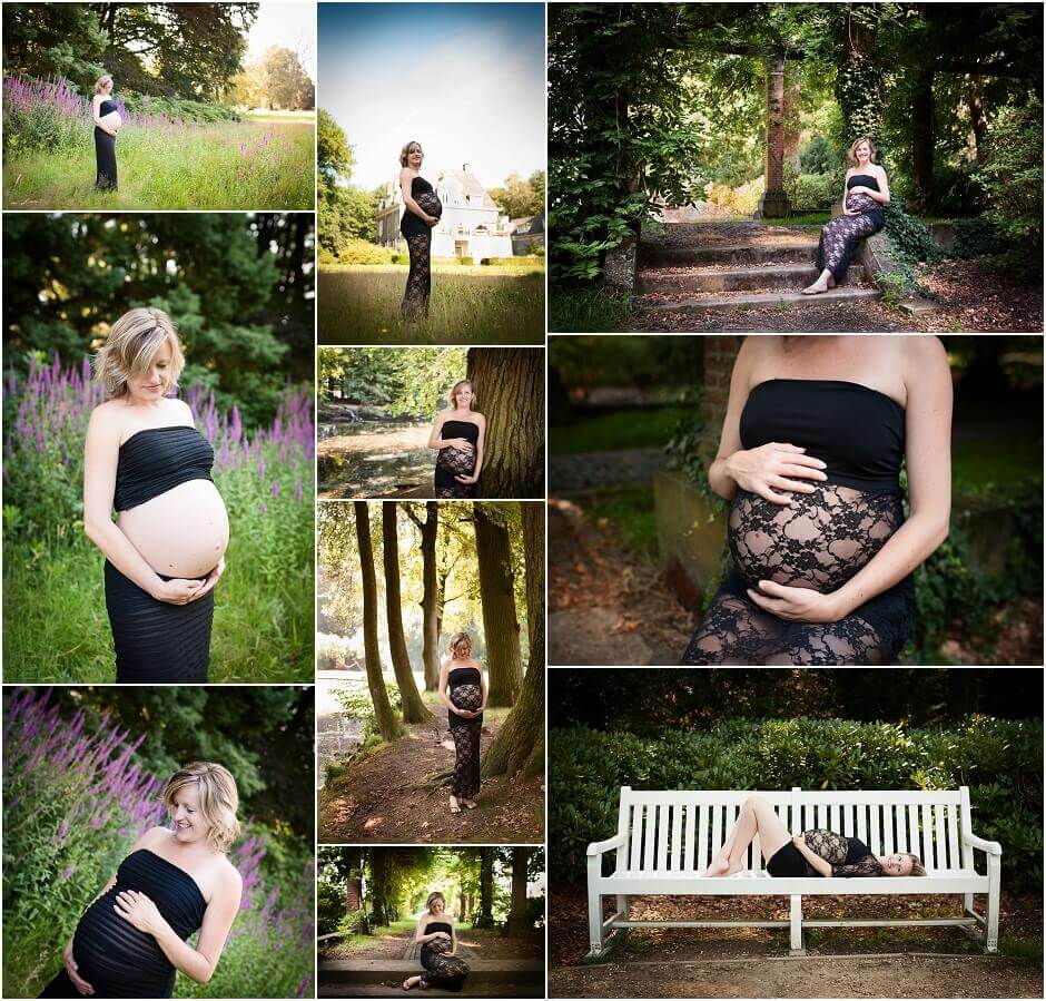 Zwanger fotoshoot op locatie Park Angerenstein Arnhem