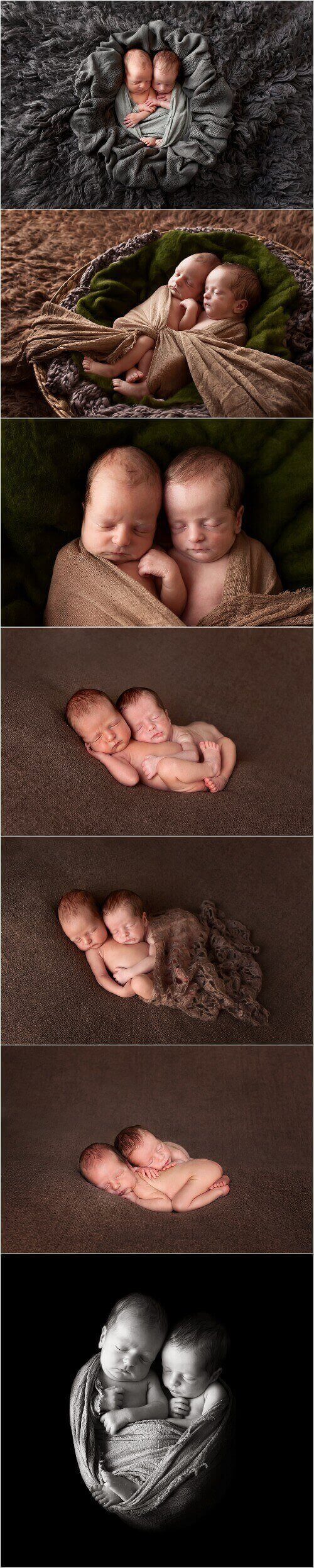 Tweeling Èvron en Aven 17 dagen jong - Newborn fotosessie Arnhem