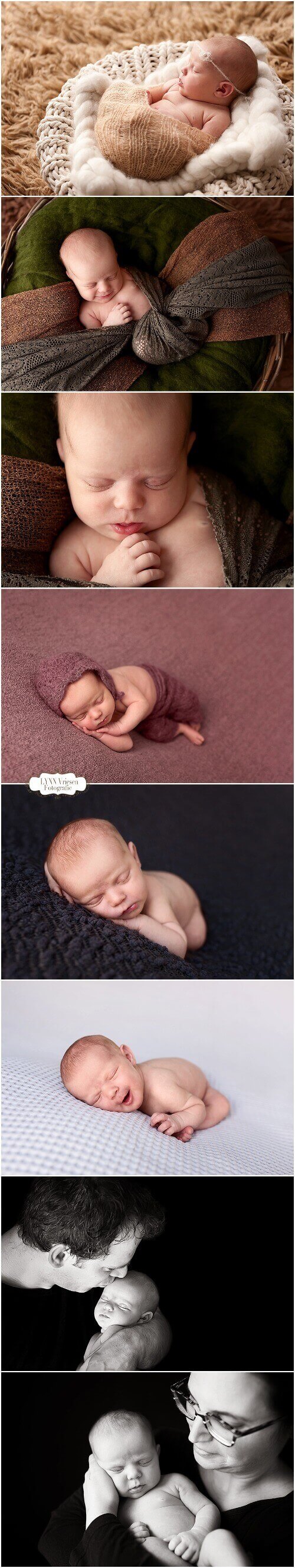 Lisanne 19 dagen jong - Newborn fotografie Lathum