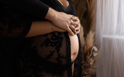 Zwangerschap fotoshoot met partner