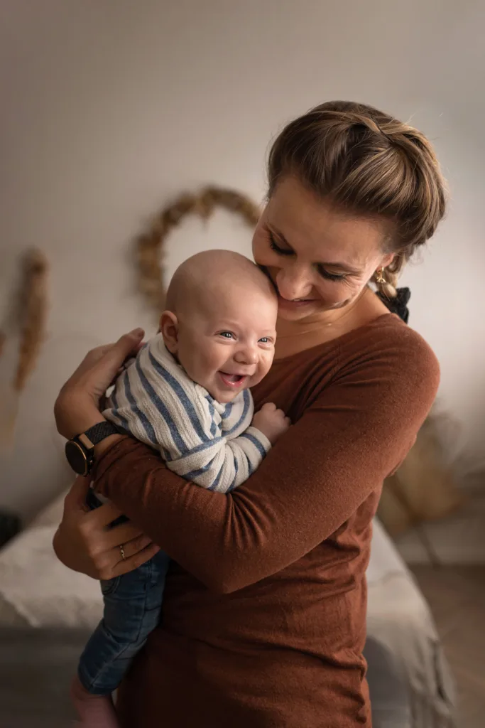 Mommy and Me foto shoot in de fotostudio